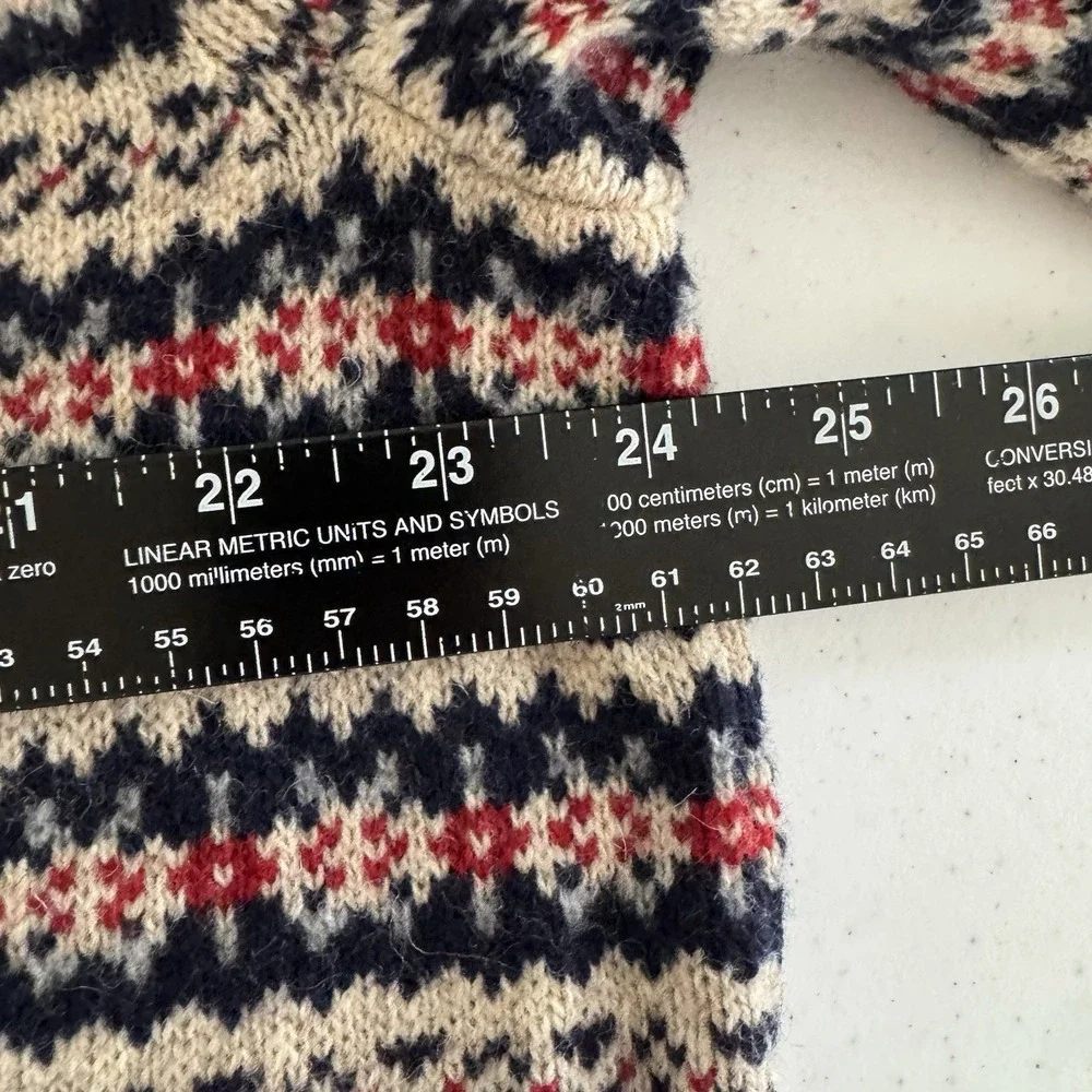 NEW - J.CREW Lambswool Fair Isle Sweater - Men's XL